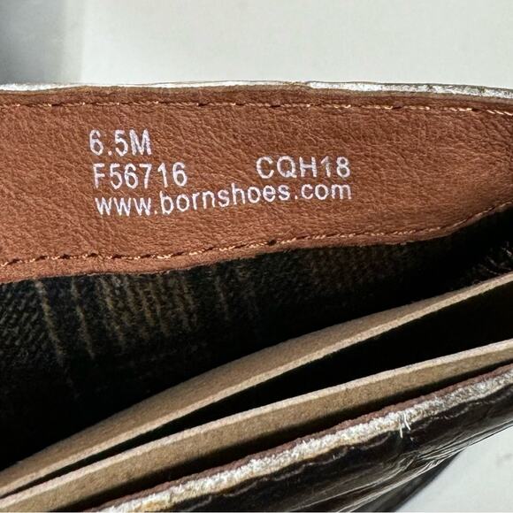 Born Womens 6.5 Gibb Knee High Leather Riding Boot in Brown NEW - Picture 7 of 9